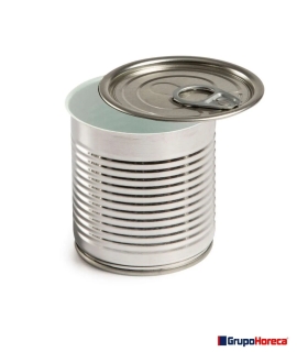 Mini lata de conserva de hojalata con tapa
